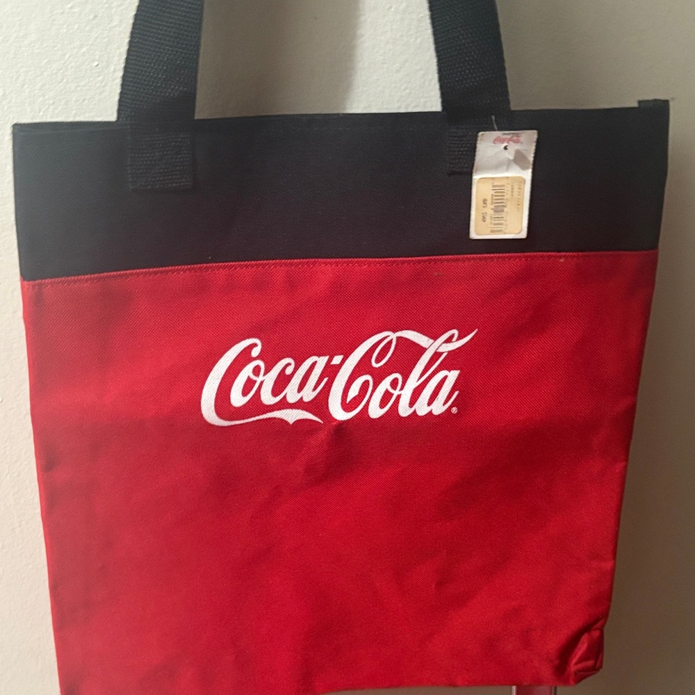 Coca-Cola Red and Black Carry Tote